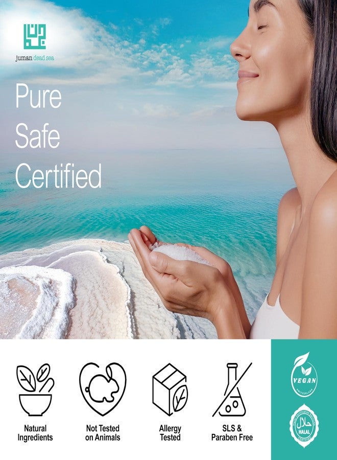 Juman Dead Sea Minerals Exfoliating Body Scrub Set | Infused with Essential Oils | Regular Body Care Kit | SlS & Paraben Free | Vegan | Scrub Pack of 3 - Image 4